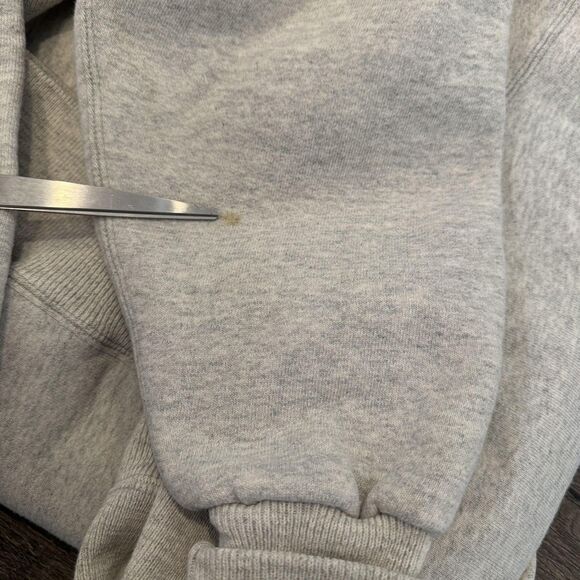 VTG 90s The Black Dog Sweatshirt Sz L Gray Martha's Vineyard USA Made Dog Logo - Picture 10 of 11